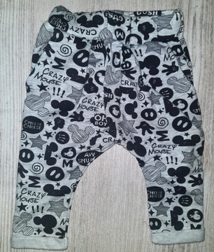 Bawełniane spodnie chłopięce Zara 92