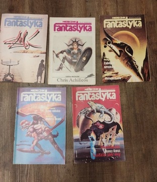 MIESIĘCZNIK FANTASTYKA 1990r-numery 1,2,3,4,6