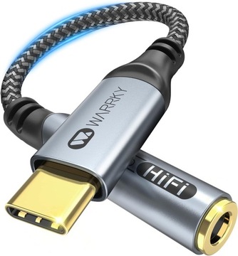 Przejściówka USB-C na 3.5mm Jack Warrky