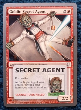 Goblin Secret Agent - Unhinged - Near Mint-