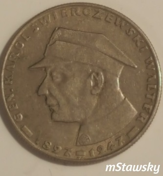 10 złotych 1967 Gen. Karol Świerczewski Walter 