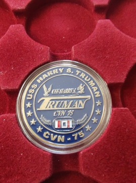 Medal USS Harry S. Truman -koloryzowana- Navy