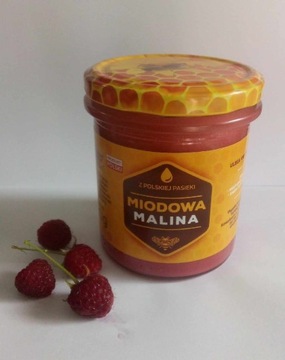 Miód z malinami 430 g