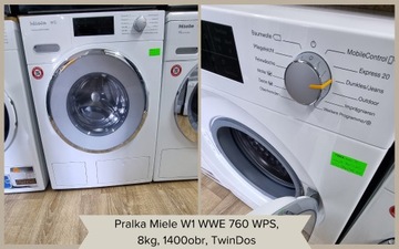 Pralka Miele W1 WWE 760 WPS, 8kg, TDos. Jak NOWA