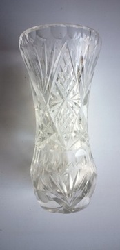 Wazon szklany z lat 70/80 kryształ