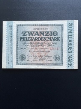 Niemcy 20 mld Marek 1923
