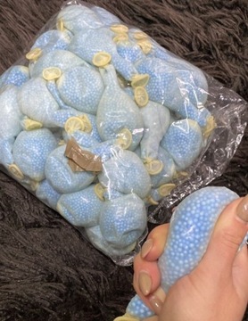 Balony lateksowe z confetti steropianowym