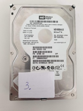 Dysk twardy WD1600AAJS 160GB SATA 3,5"