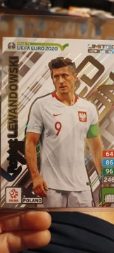 Karta limitowana Lewandowski XXL -Road Euro 2020