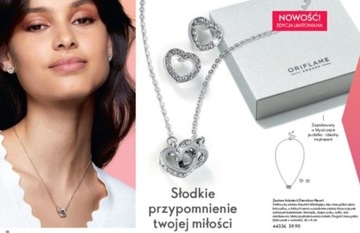 Devotion Heart zestaw biżuterii Oriflame 