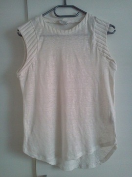 ZARA bluzka lniana top 100% len J.NOWA 38 M