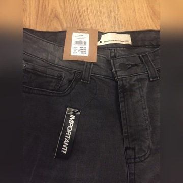 Spodnie jeansowe męskie Dressman Nowe 