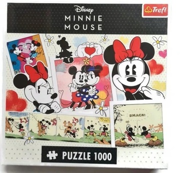 TREFL PUZZLE 1000szt. DISNEY MYSZKA MINNIE MIKII