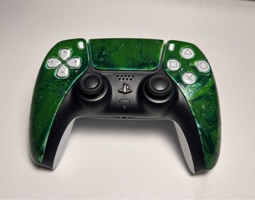Pad PlayStation 5 ręcznie customizowany zielony