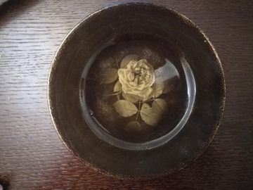 Talerz z różą, Ridgway, 1891-1905