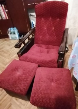  Fotele- 2szt.  + pufy- 2szt - Komplet -170 zł.