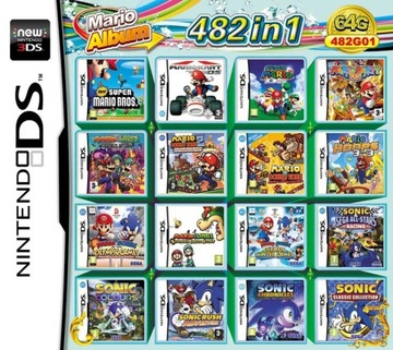 MULTI KARTRIDŻ Nintendo Ds WIELE GIER!