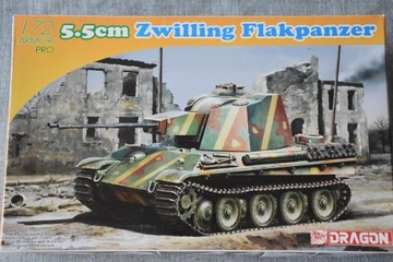 Rarytas!!! 5.5cm Zwilling Flakpanzer na Panterze