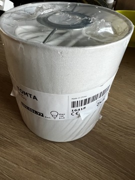 Lampka stojąca Ikea Tomta - biala