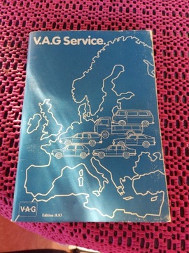 Instrukcja obsługi VW Passat 1983 oraz V.A.G. Service.