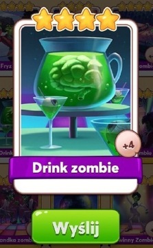 Drink Zombie Coin Master Karta 
