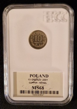 10 gr 2001 grading MS68