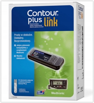 Glukometr Contour Plus Link  nowy - szybka wysyłka