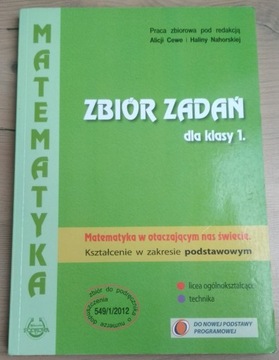 Matematyka zbiór zadań dla klasy 1.