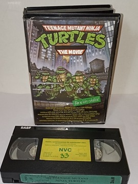 Wojownicze żółwie Ninja. The Movie VHS UNIKAT NVC