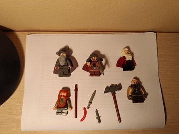 Lego Hobbit 79003 Bombur Dwalin Balin Bofur Lord of the rings Gandalf Lotr