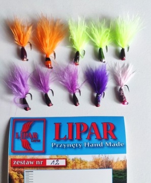 JIG PUSZAK Lipar - hand made  - zestaw 12