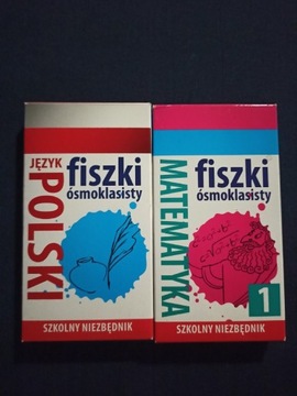 Fiszki matematyka i język Polski dla osmoklasiaty