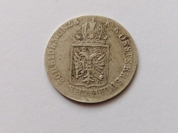  Moneta Austria, Franz Joseph I, 6 Kreuzer 1849r,