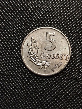 5 groszy 1949 próba prl stara moneta Polska wykopki monet