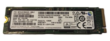 Dysk SSD Samsung 128GB M.2 MZVLW128HEGR