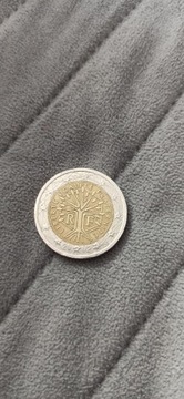 Moneta 2 euro. Francja 2002. Fraternite