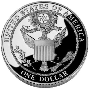 1 Dollar Bald Eagle Recovery 2008 srebro