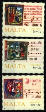 Boże Narodzenie. Malta Mi 779-781**