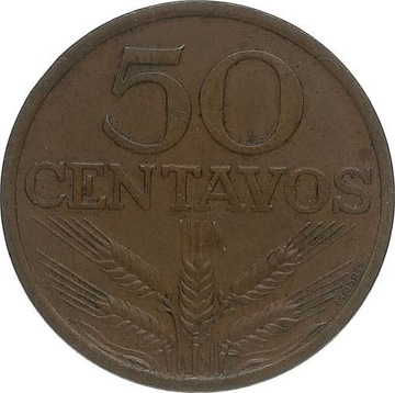 Portugalia 50 centavos 1978, KM#596