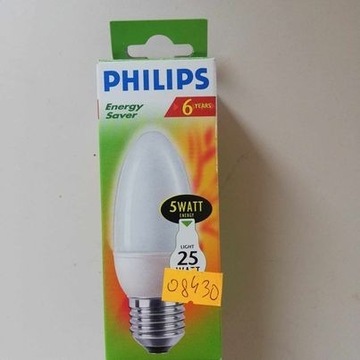 Żarówka energooszczędna PHILIPS E-27 5W 