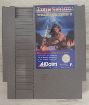 Wizards and Warriors II Iron Sword Nintendo NES PAL Unikat