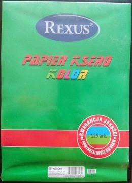 Papier ksero kolor REXUS A4 80g 125 szt