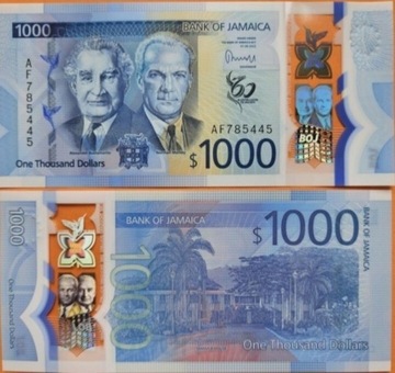 JAMAJKA 1000 DOLARÓW 2022 UNC 