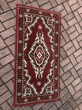 Orientalny dywan klasyczny czerwony
