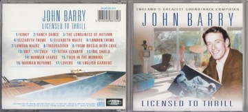 John Barry - Licensed To Thrill - PLATCD 673 [CD]