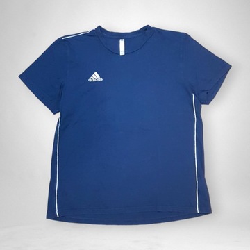 Adidas Niebieska Bawełniana Koszula Unisex
