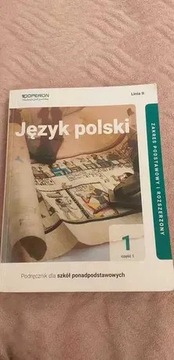 Język polski 1 część 1 Operon. Podręcznik.