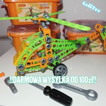 Klocki Konstrukcyjne "WYNALAZCA" Helikopter