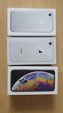 Pudełko iPhone 7 8 XS kartonik komplet