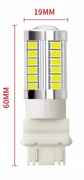 Led pomarańczowa kierunek 7443 12V W21W USA canbus